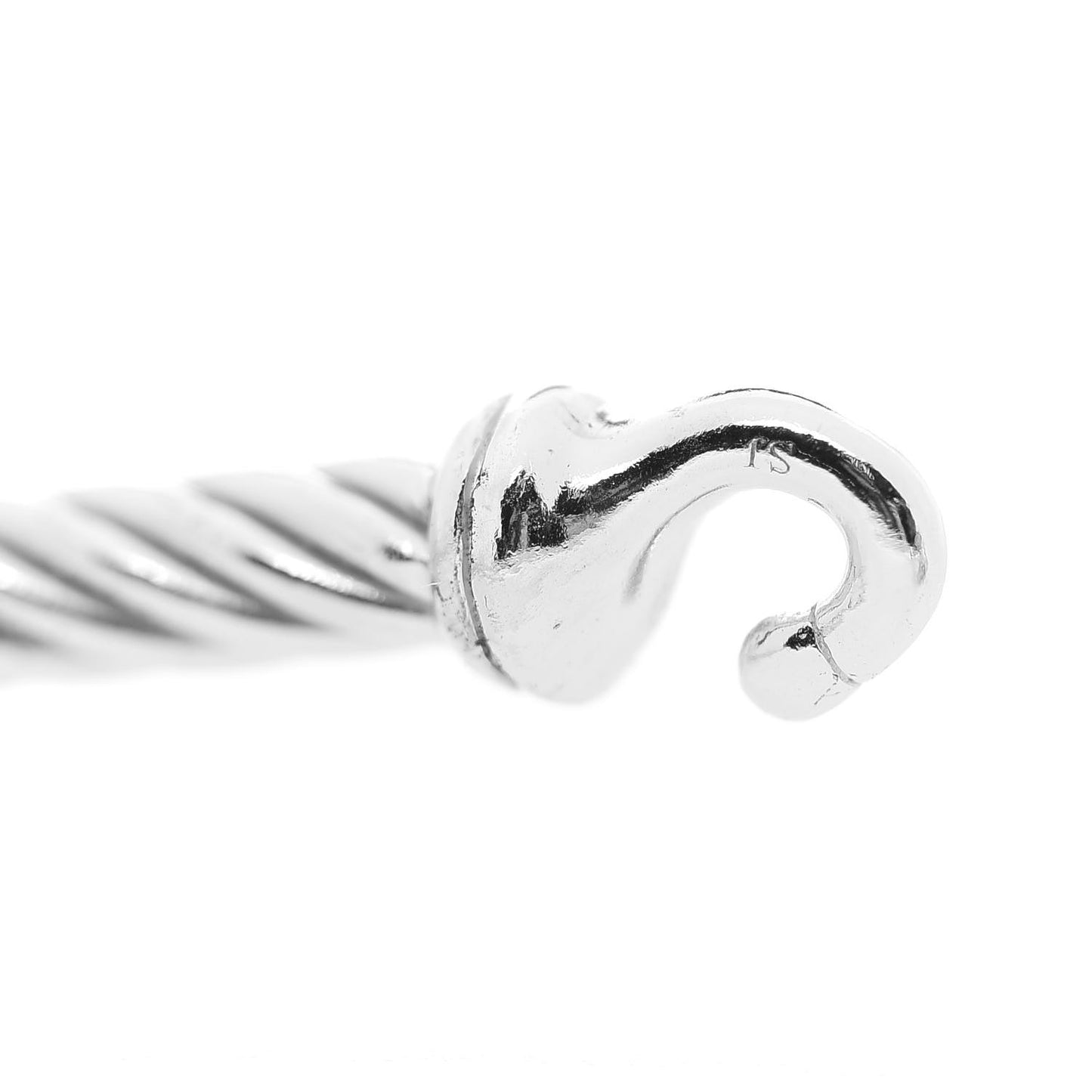 Sterling Silver Diamond 3mm Infinity Bracelet