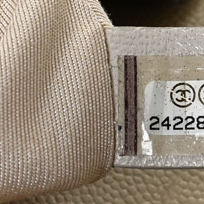 Chanel Metallic Caviar Quilted Medium Boy Flap Light Gold 6 of 10