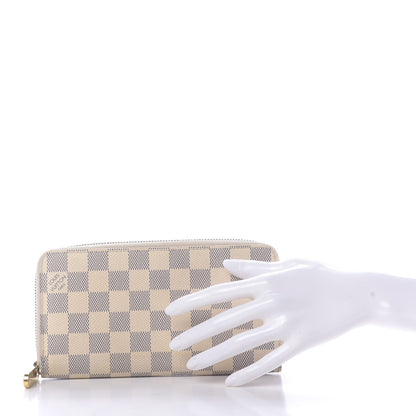 Louis Vuitton Damier Azur Zippy Wallet 2 of 11