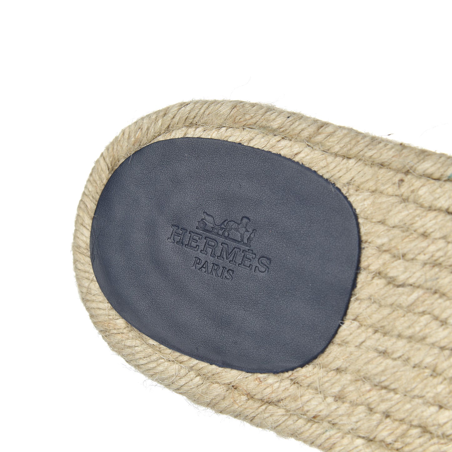 Calfskin Mens Antigua Espadrille Sandals 45 Bleu Indigo