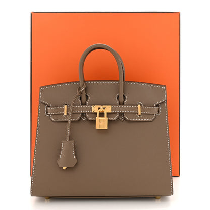 Hermes Epsom Birkin Sellier 25 Etoupe 11 of 11