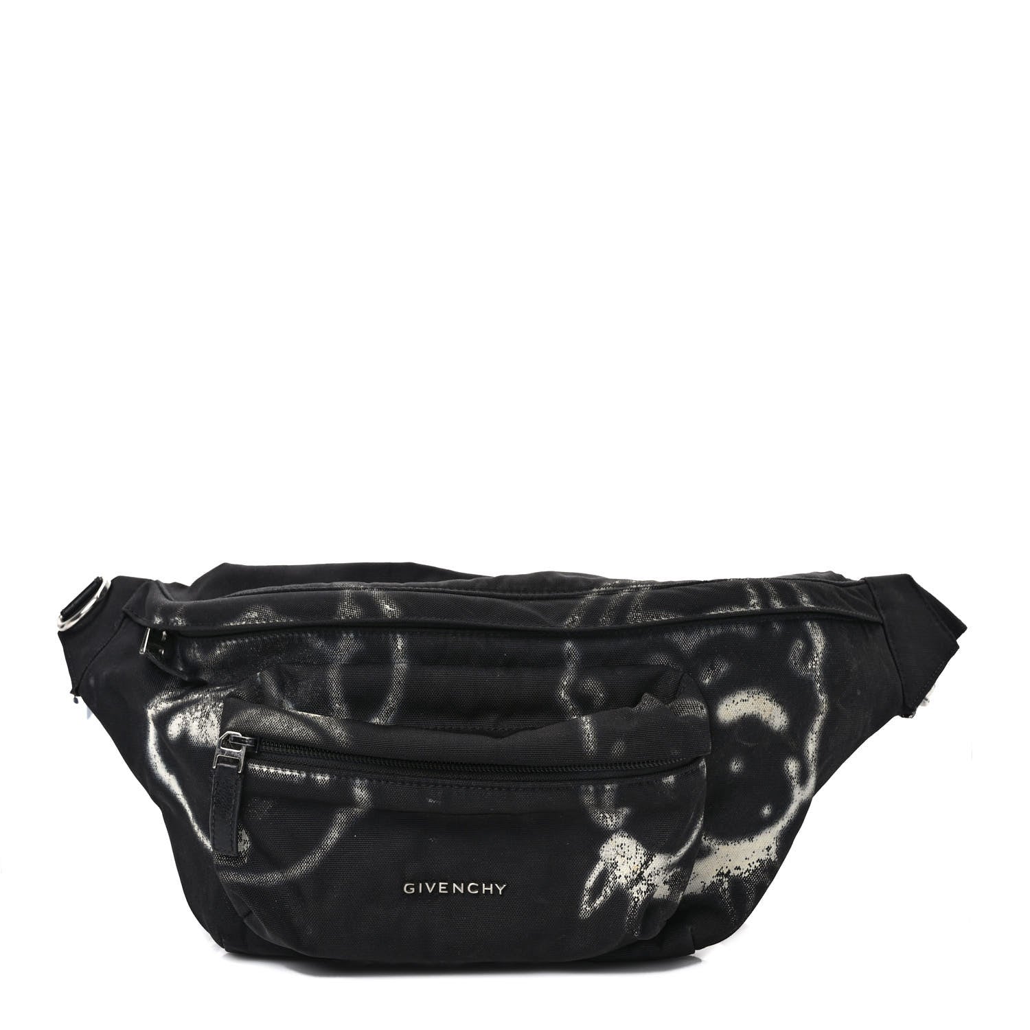 Givenchy X CHITO Nylon Graffiti Effect Essential U 4G Belt Bag Black 1 of 11