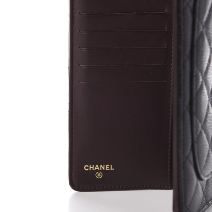 Chanel Caviar Quilted Yen Wallet Black 8 of 11