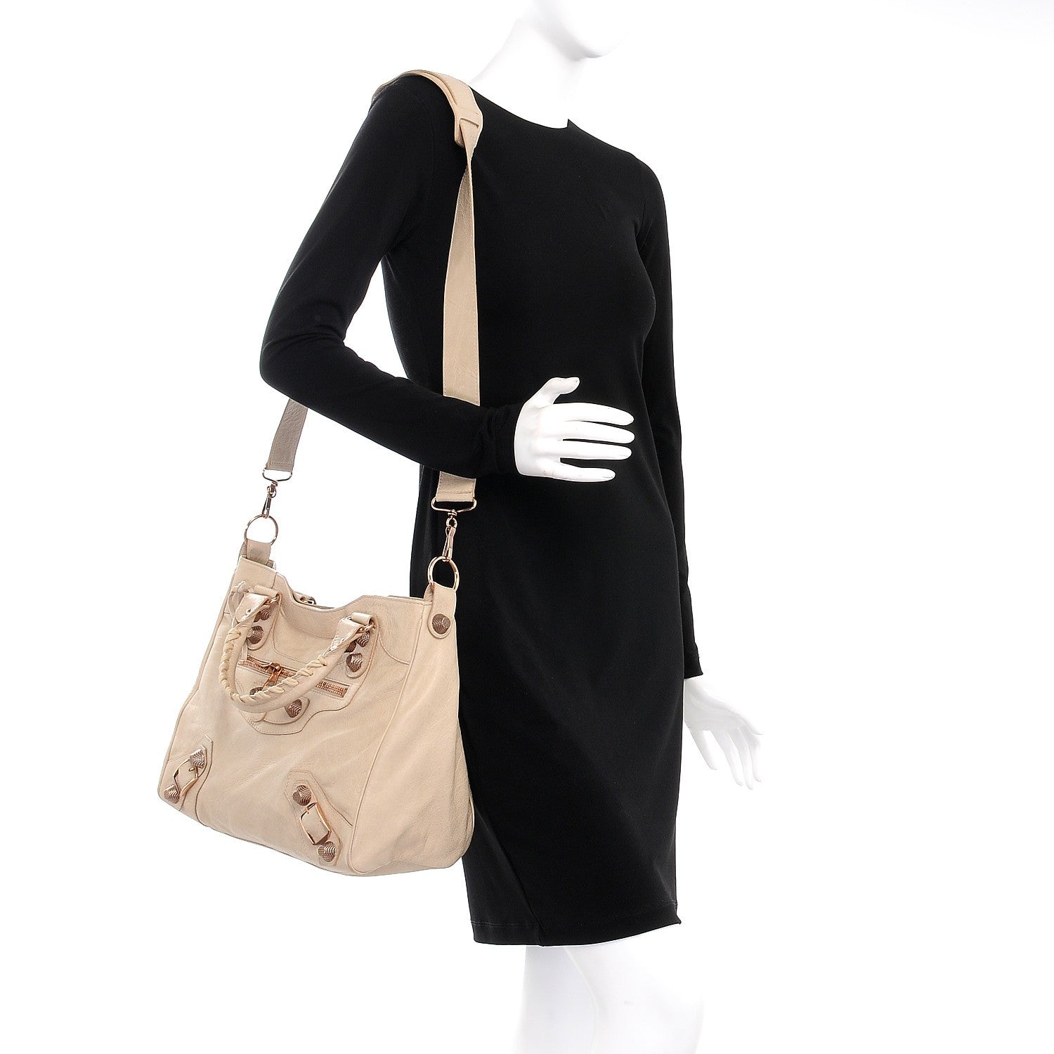 Balenciaga Agneau Giant 21 Rose Gold Hardware Velo Praline 2 of 8