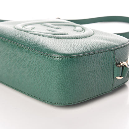 Gucci Pebbled Calfskin Small Soho Disco Bag Emerald Green 6 of 9