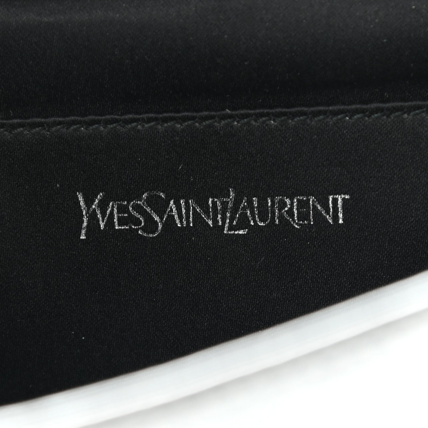 Metallic Calfskin Monogram Large Belle De Jour Clutch Silver