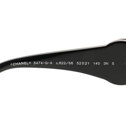 Chanel Acetate Calfskin Square Sunglasses 5474-Q-A Black 5 of 8