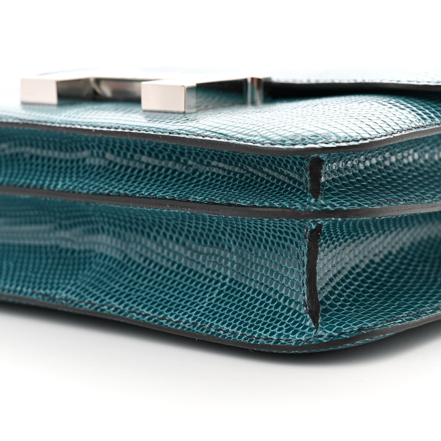Hermes Lizard Constance 18 Bleu Petrole 11 of 11