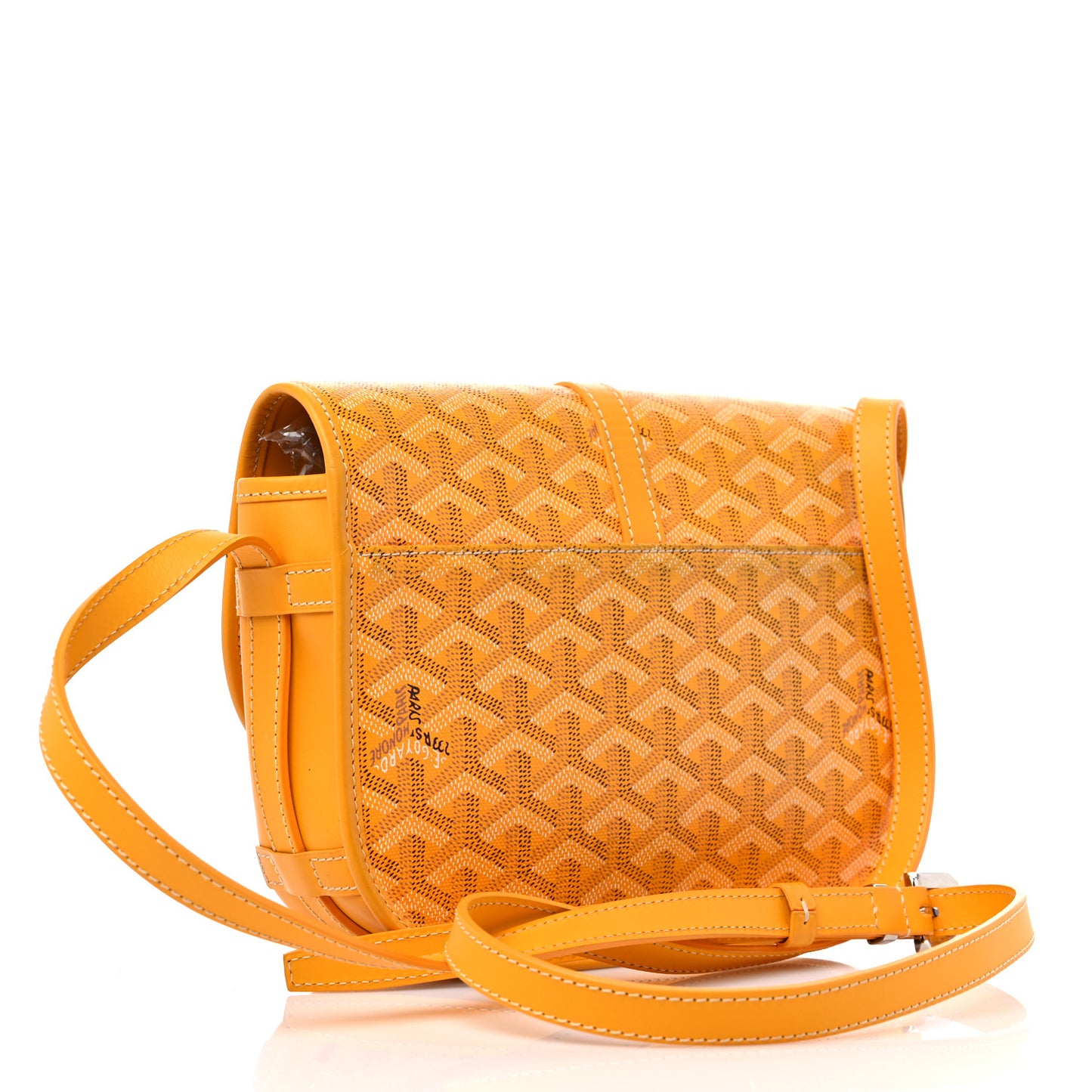 Goyardine Belvedere II PM Messenger Bag Yellow