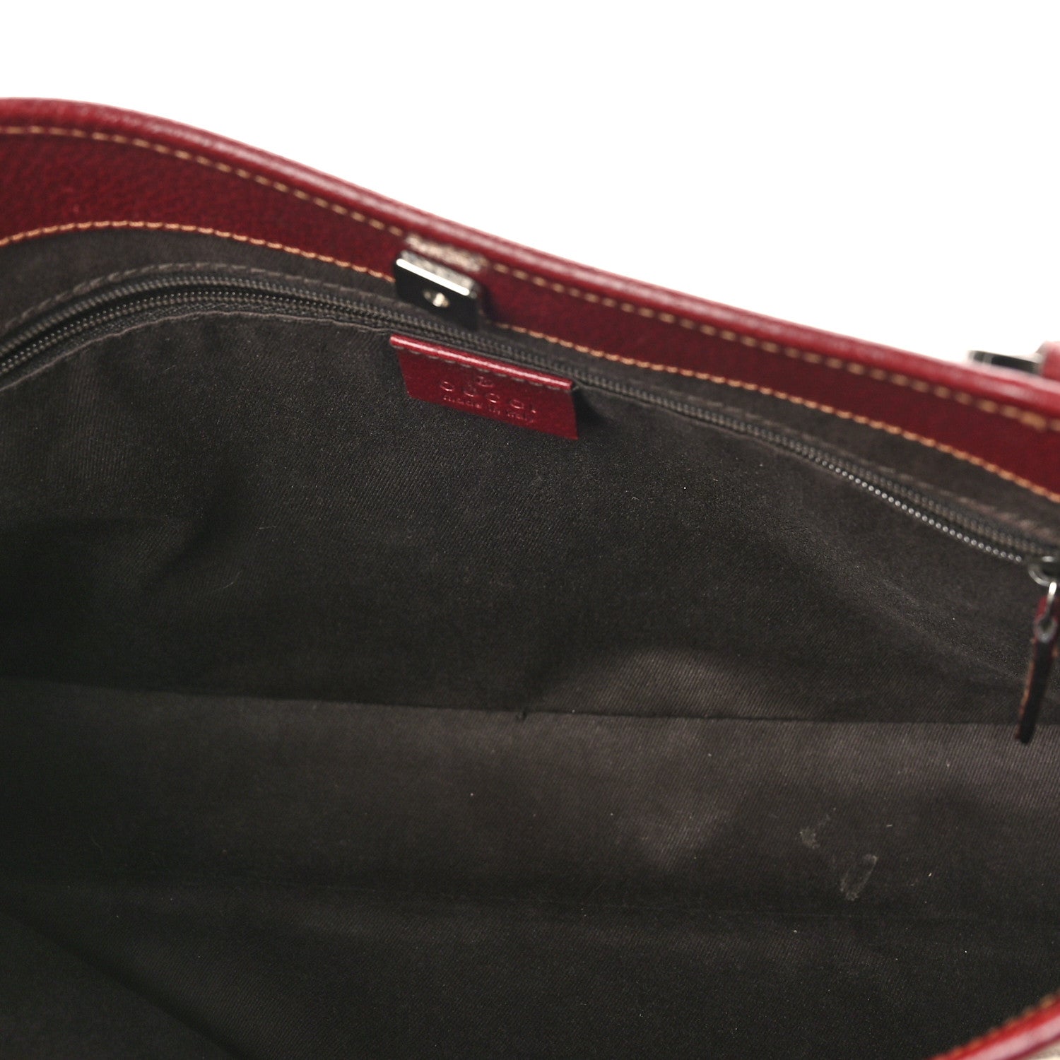 Gucci Monogram Shoulder Bag Red 5 of 9