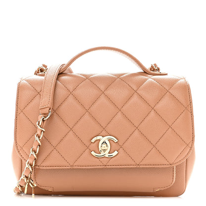 Chanel Caviar Quilted Medium Business Affinity Flap Beige 1 of 10