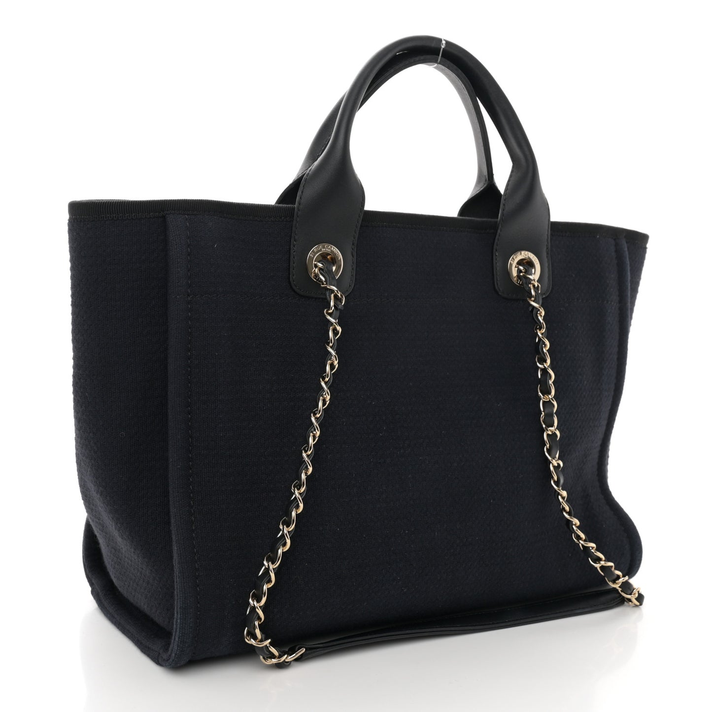 Mixed Fibers Small Deauville Tote Black