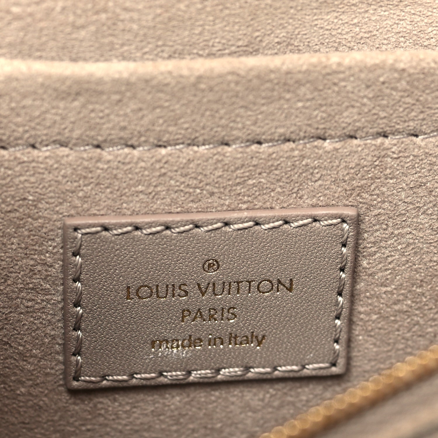 Louis Vuitton Calfskin LV New Wave Chain Bag Taupe 6 of 9