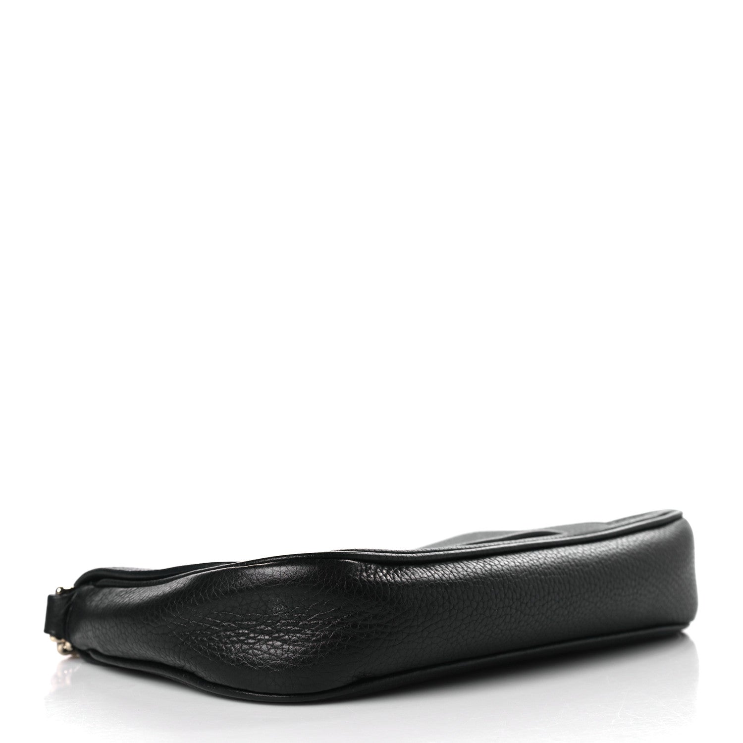 Gucci Pebbled Calfskin Medium Soho Flap Crossbody Black 4 of 9