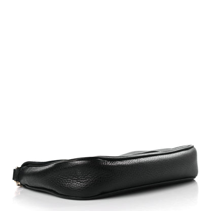 Gucci Pebbled Calfskin Medium Soho Flap Crossbody Black 4 of 9