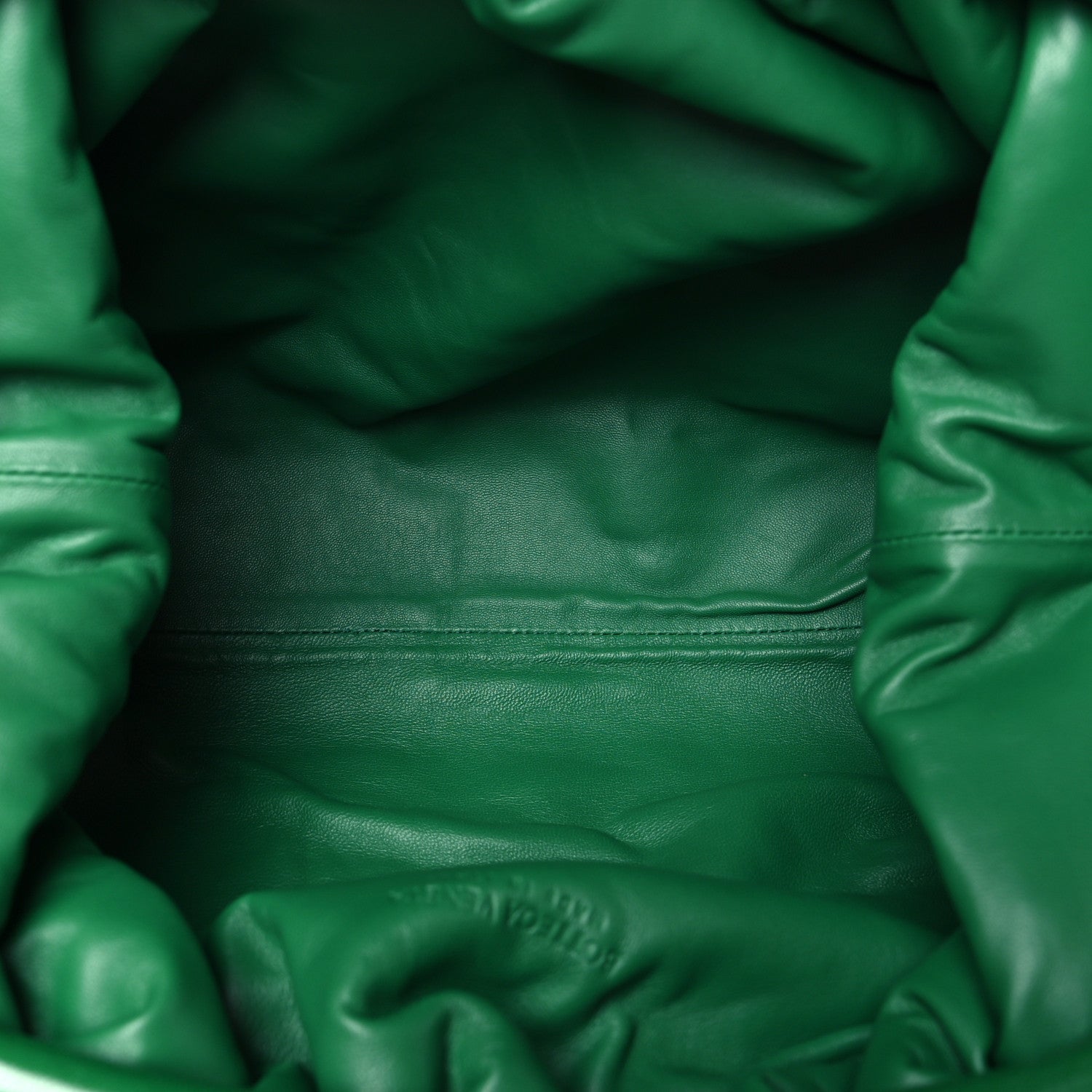 Bottega Veneta Nappa Maxi Intrecciato The Pouch Oversized Clutch Racing Green 5 of 10
