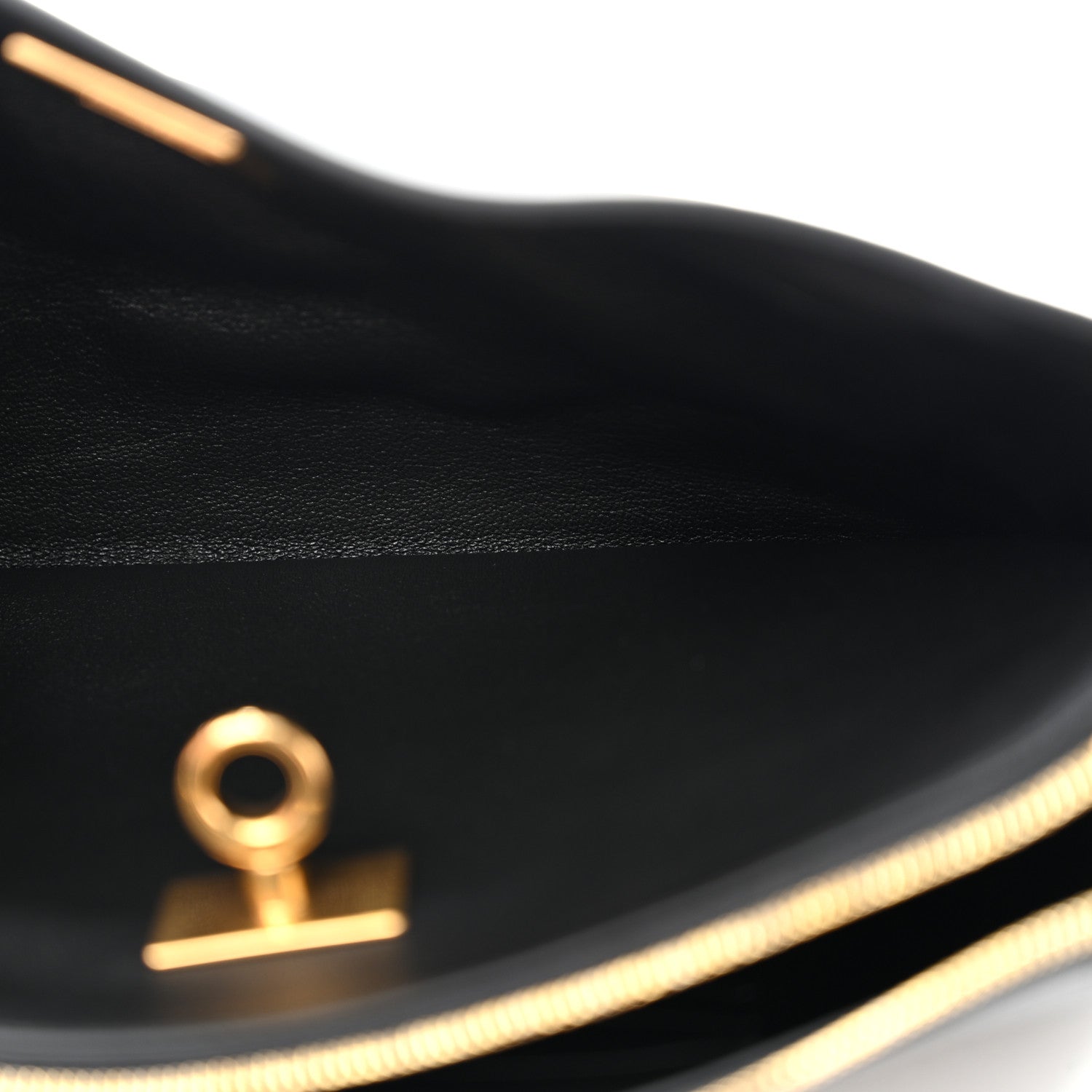 Balenciaga Natural Smooth Calfskin Rodeo Sling Pochette Black 6 of 12