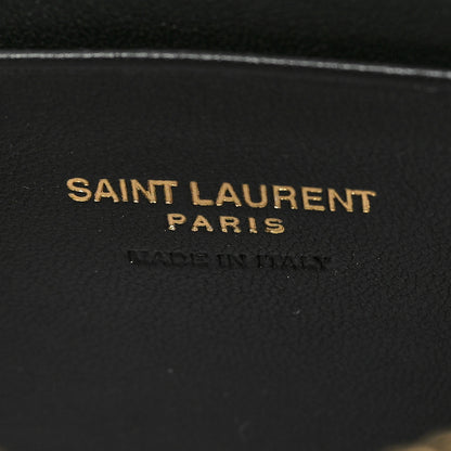Saint Laurent Grain De Poudre Matelasse Monogram Mini Lou Camera Bag New Vert Fonce 6 of 11