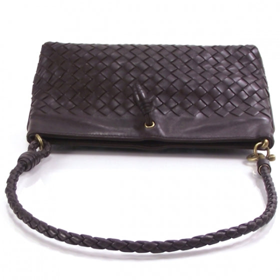 Leather Woven Handbag