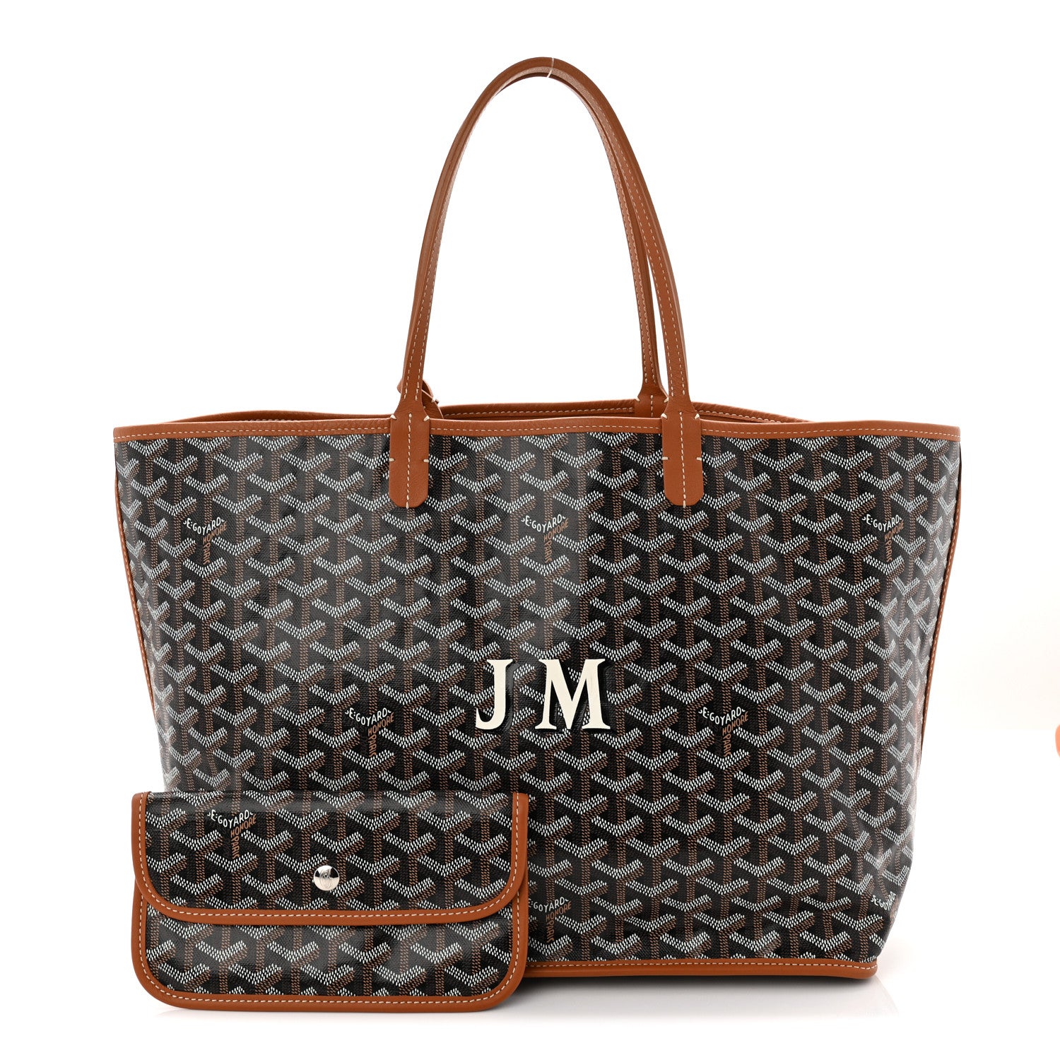 Goyard Goyardine Reversible Anjou PM Black Gold 1 of 17