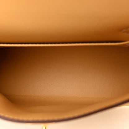 Hermes Chevre Mysore Mini Kelly Sellier 20 Foin 5 of 12