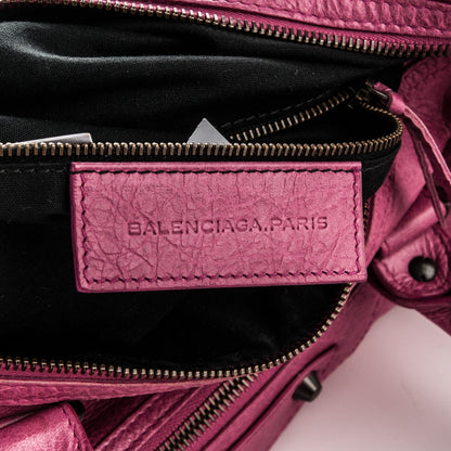 Balenciaga Agneau Classic Hardware Maxi Twiggy Cyclamen 6 of 7