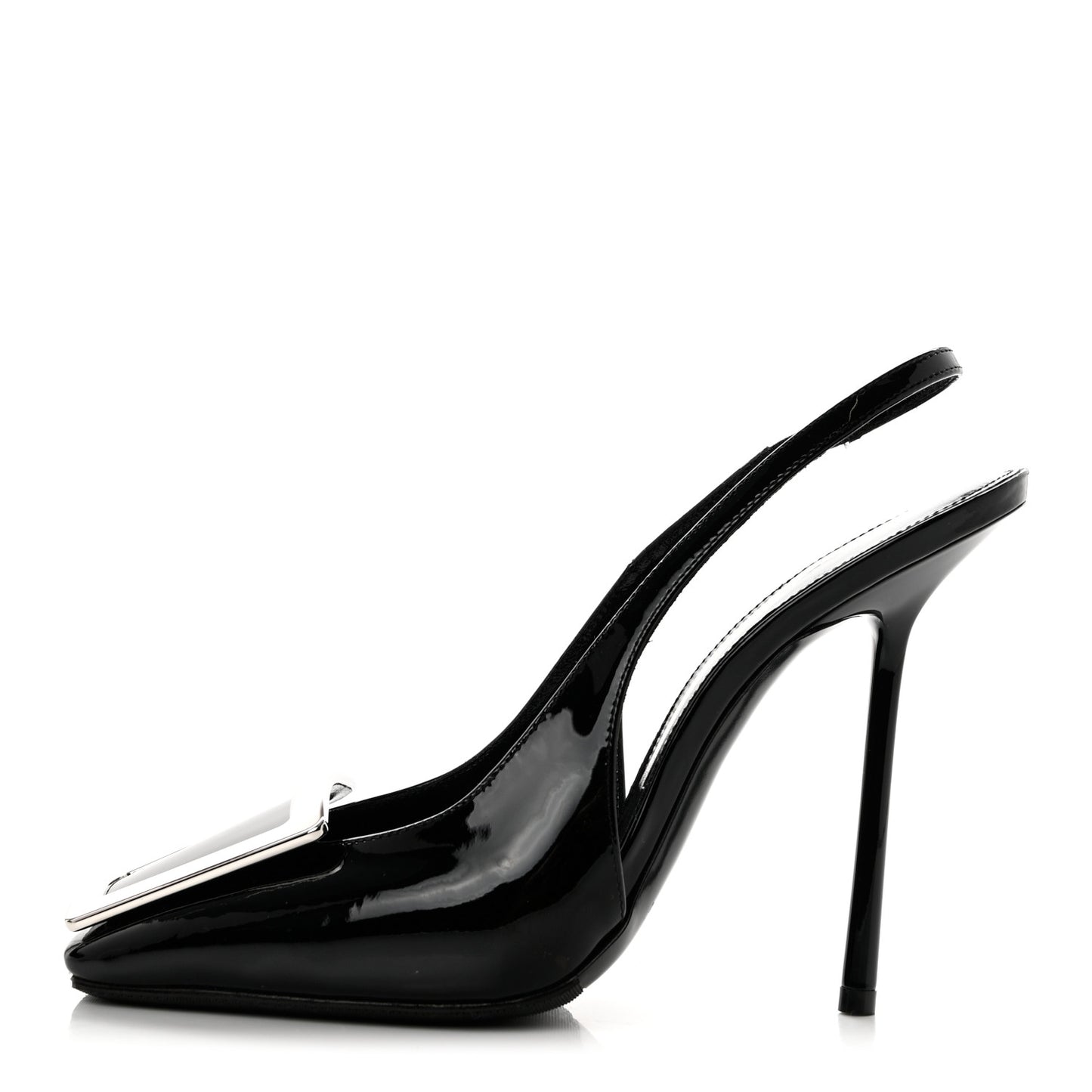 Patent Maxine 115mm Slingback Pumps 36.5 Black