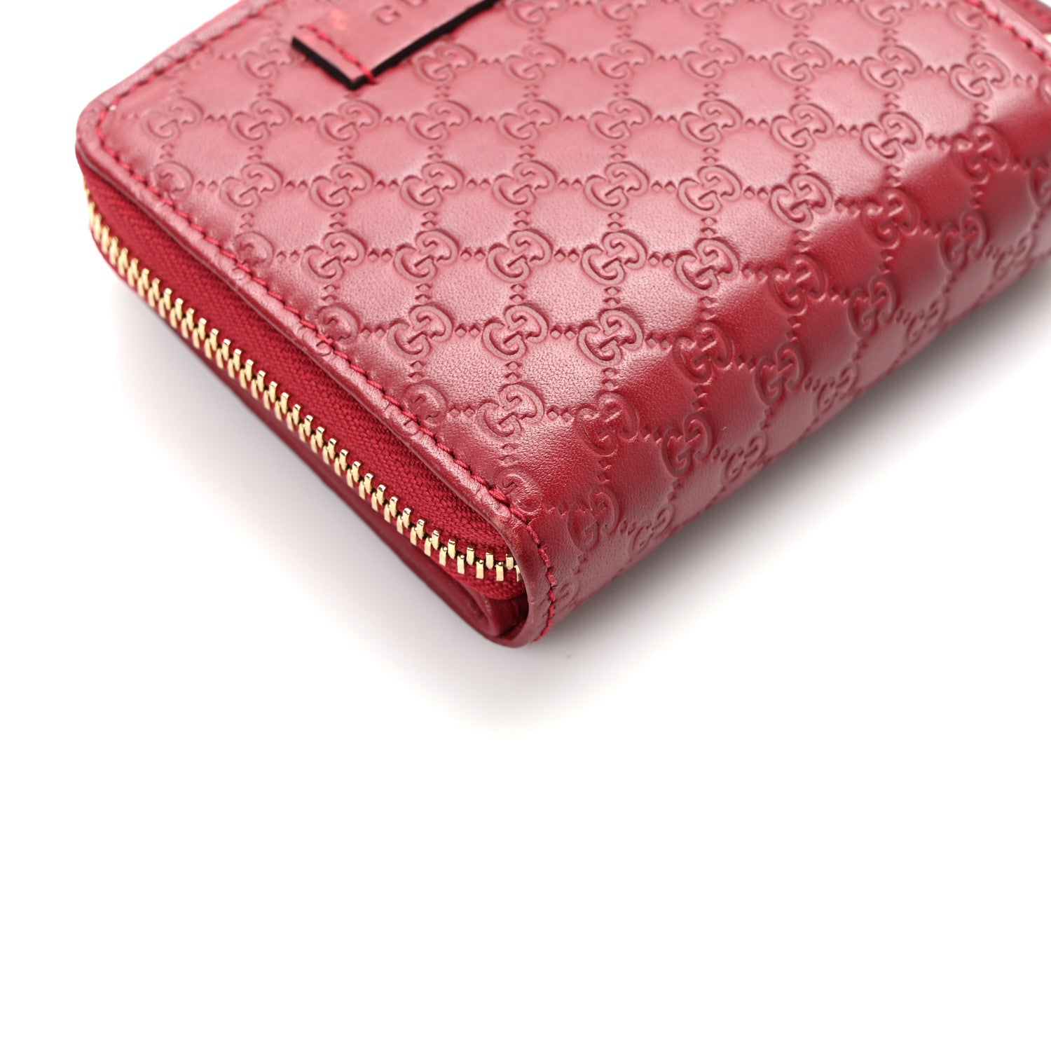 Gucci Microguccissima Compact Wallet Red 9 of 12