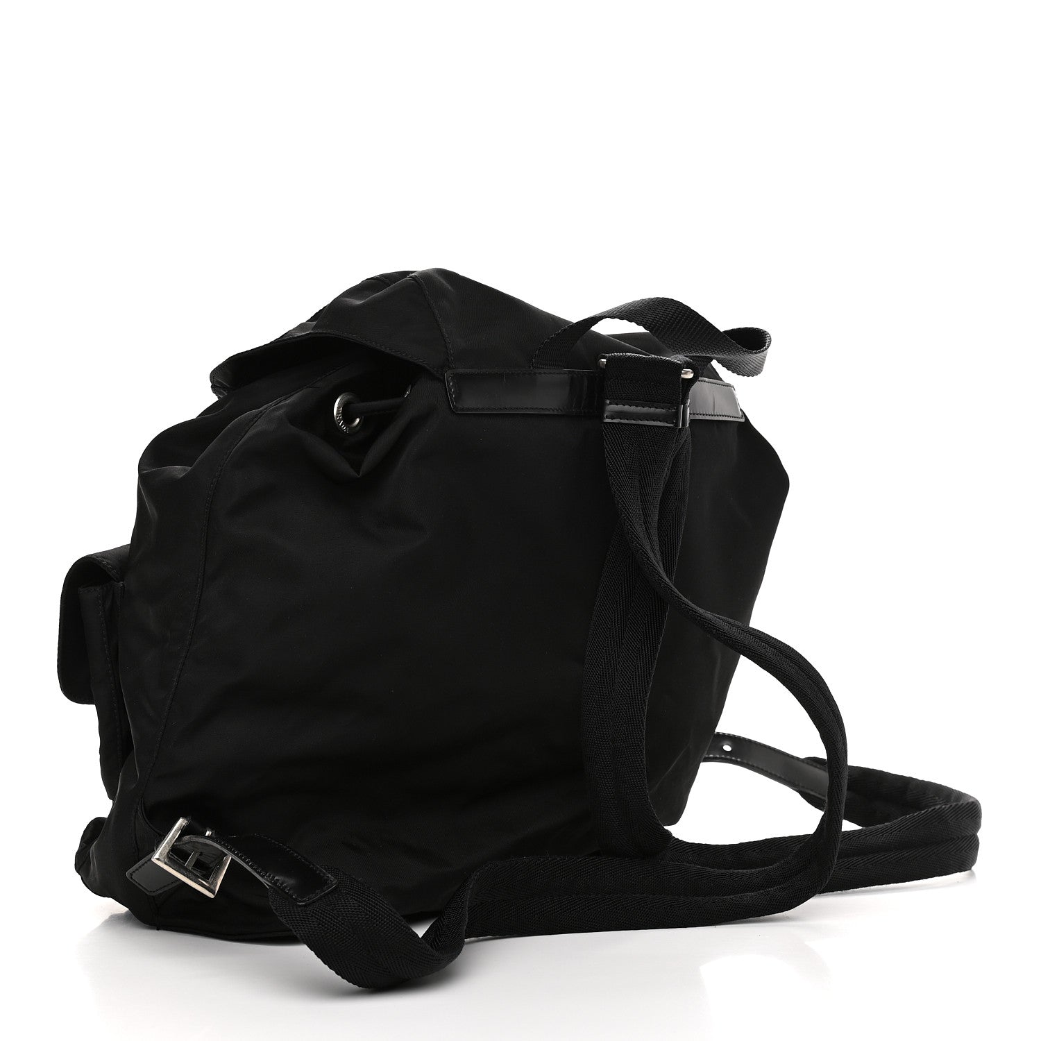 Prada Nylon Vela Medium Backpack Black 3 of 10