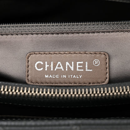 Chanel Caviar Quilted Grand Shopping Tote GST Dark Grey 6 of 10