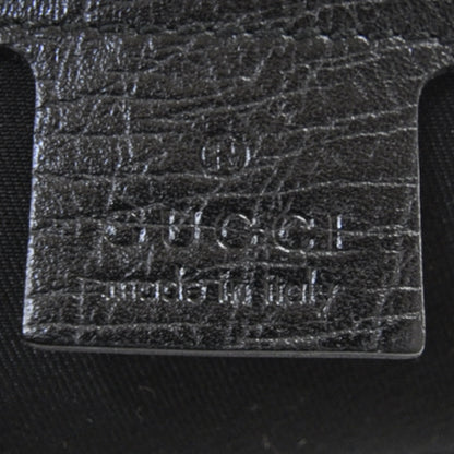 Gucci Monogram Large Horsebit Web Hobo Black 8 of 10