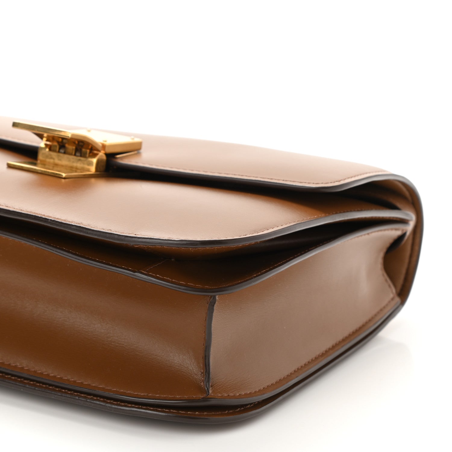 Celine Box Calfskin Medium Classic Box Flap Bag Camel 8 of 9