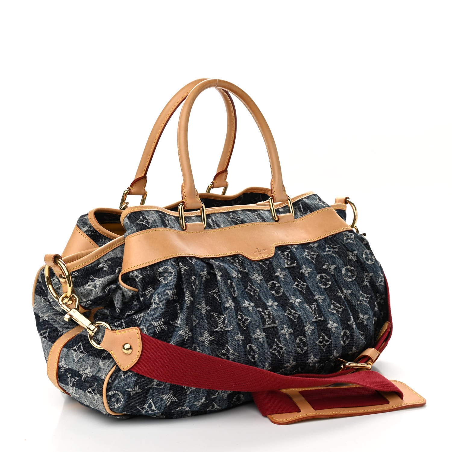 Louis Vuitton Denim Raye Cabas GM 3 of 9