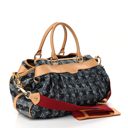 Louis Vuitton Denim Raye Cabas GM 3 of 9