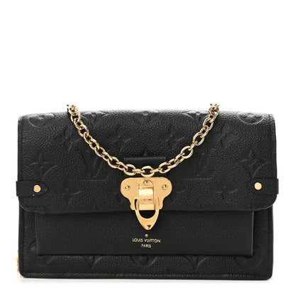 Louis Vuitton Empreinte Vavin Chain Wallet Black 1 of 11