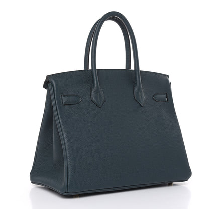 Hermes Togo Birkin 30 Vert Cypress 3 of 30
