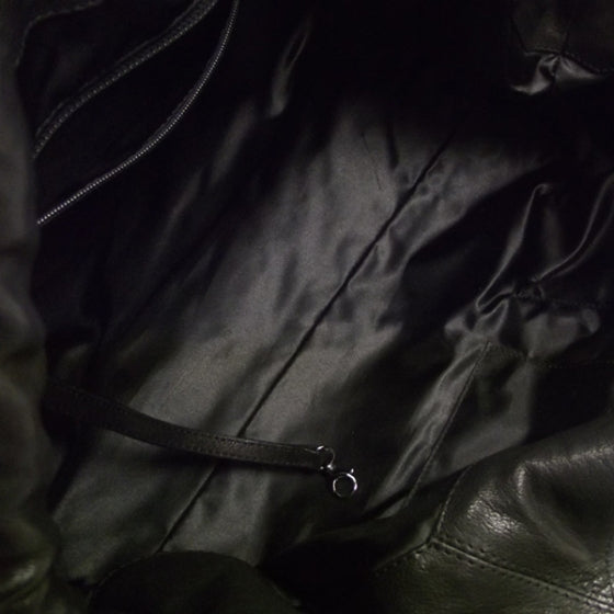 Leather Baby Coco Cabas Black