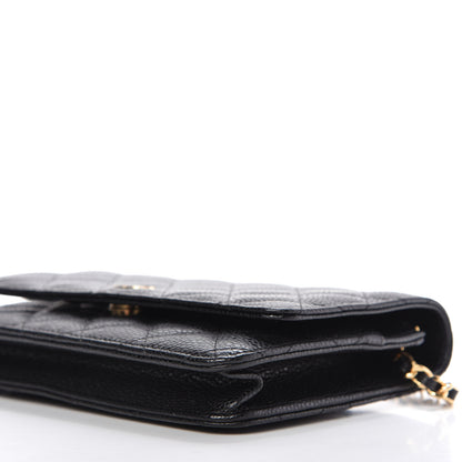 Chanel Caviar Quilted Wallet On Chain WOC Black 7 of 12