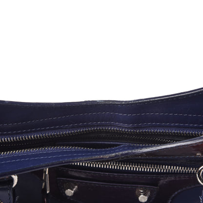 Balenciaga Smooth Calfskin Metallic Patent Giant 12 Silver Hardware City Ultraviolet 11 of 22