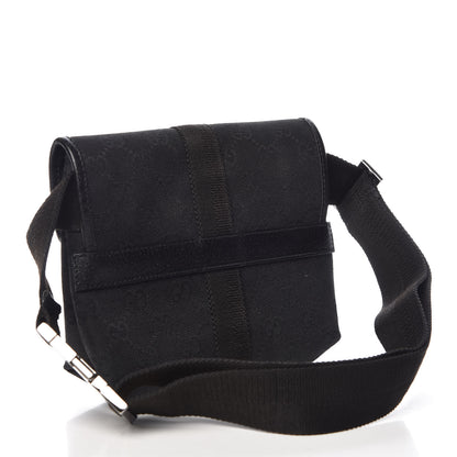 Gucci GG Monogram Web Buckle Belt Bag Black 3 of 9