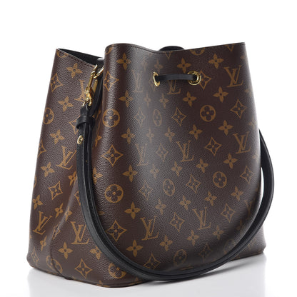 Louis Vuitton Monogram Neonoe MM Black 3 of 10