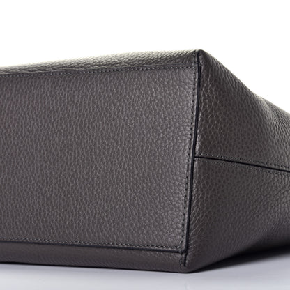 Valentino Garavani Grained Calfskin Rockstud Shoulder Tote Graphite 8 of 8