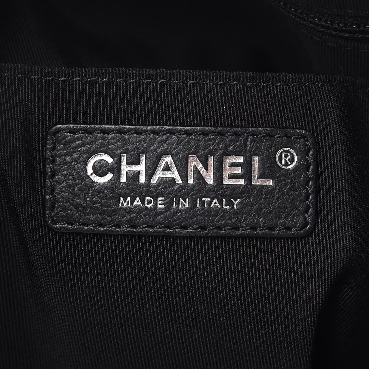 Chanel Caviar Quilted Small Chain Bucket Bag Black 6 of 10