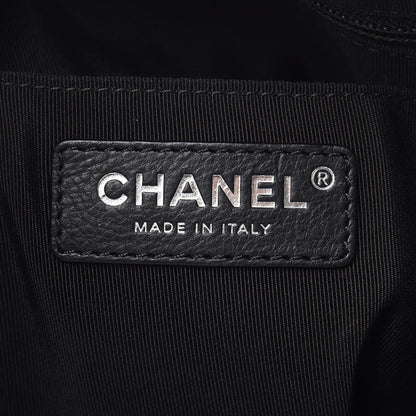 Chanel Caviar Quilted Small Chain Bucket Bag Black 6 of 10