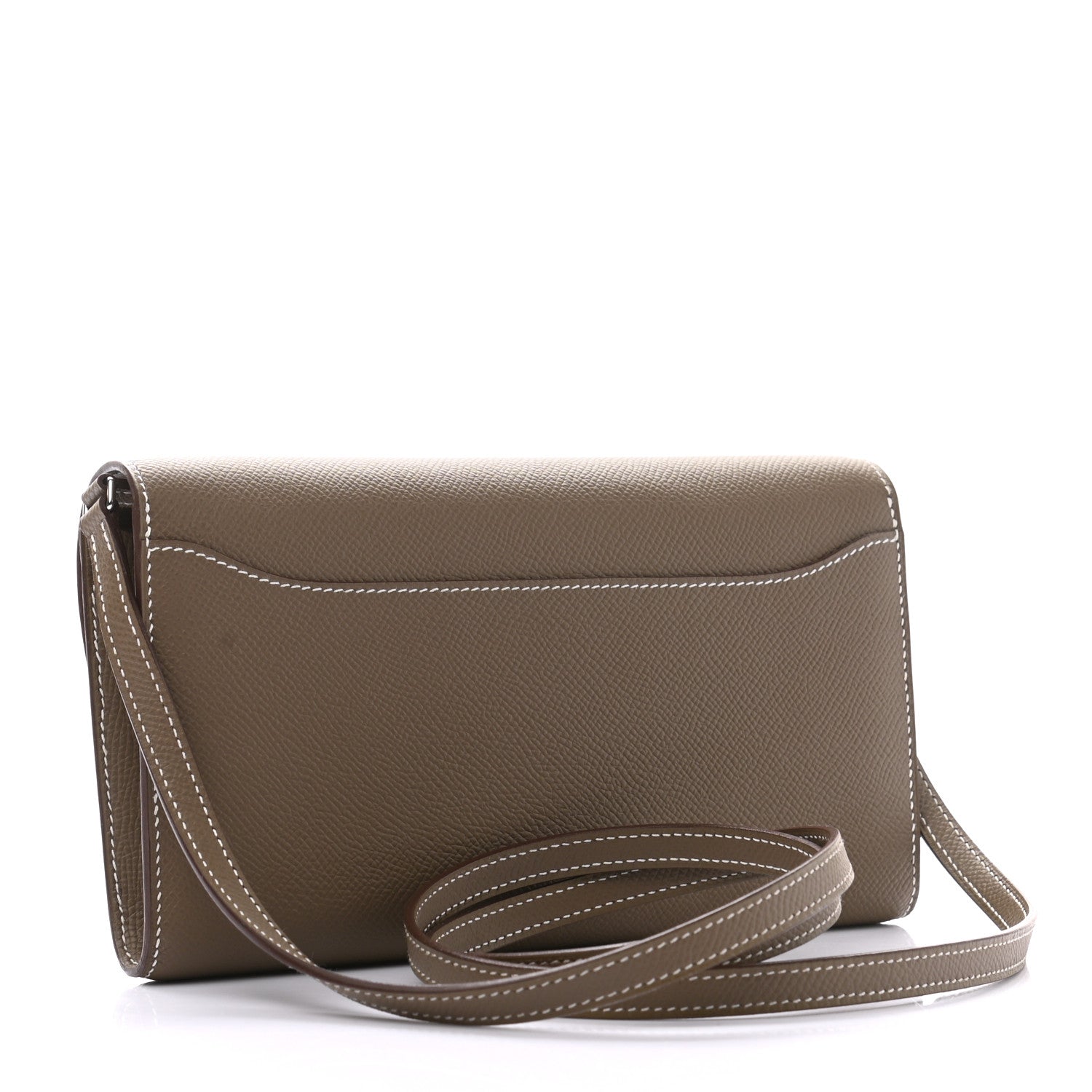 Hermes Epsom Constance Long To Go Wallet Etoupe 2 of 9