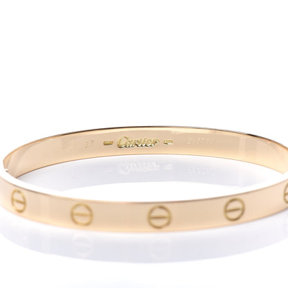 Cartier 18K Yellow Gold LOVE Bracelet 17 4 of 4