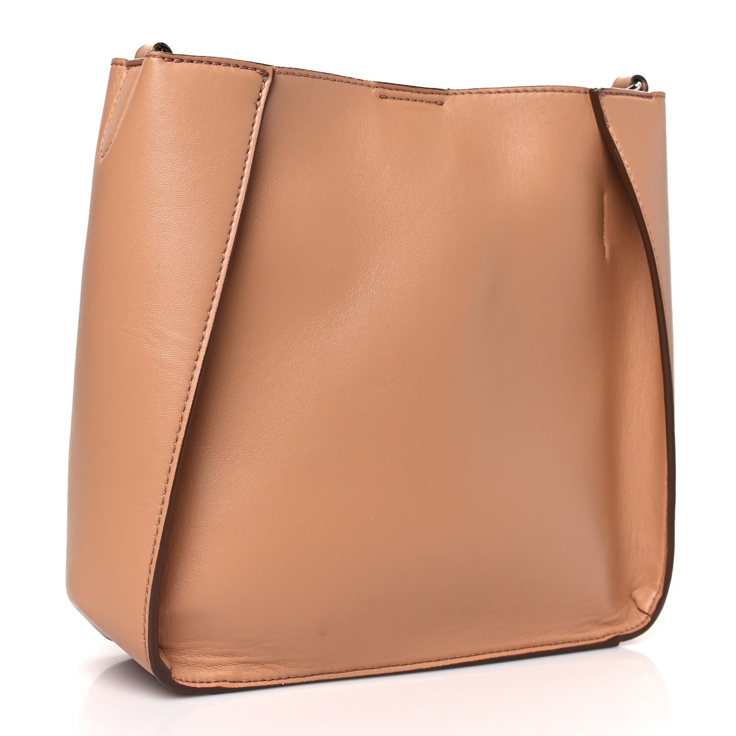 Eco Alter Nappa Perforated Logo Mini Crossbody Dark Taupe