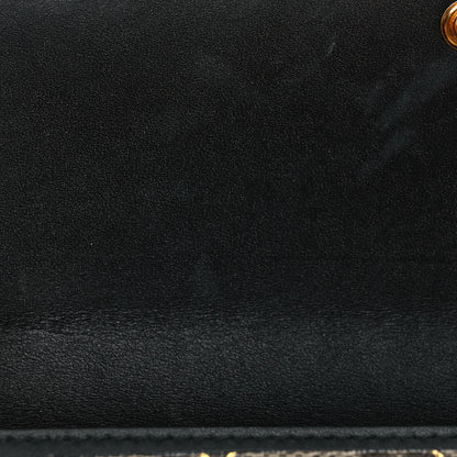 Gucci GG Supreme Monogram Bees Continental Wallet Beige Oro Black 10 of 10