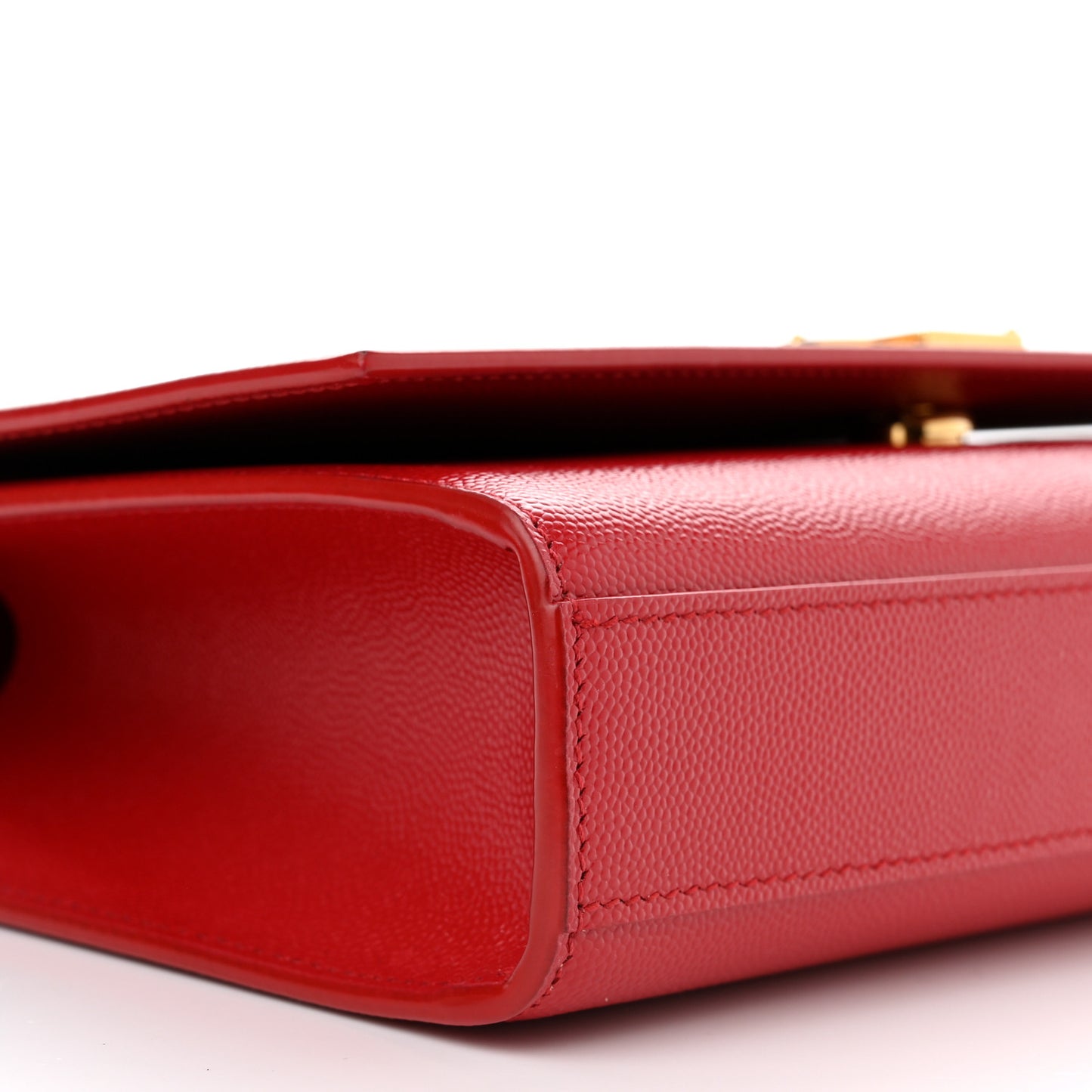 Grain De Poudre Medium Monogram Kate Satchel Red