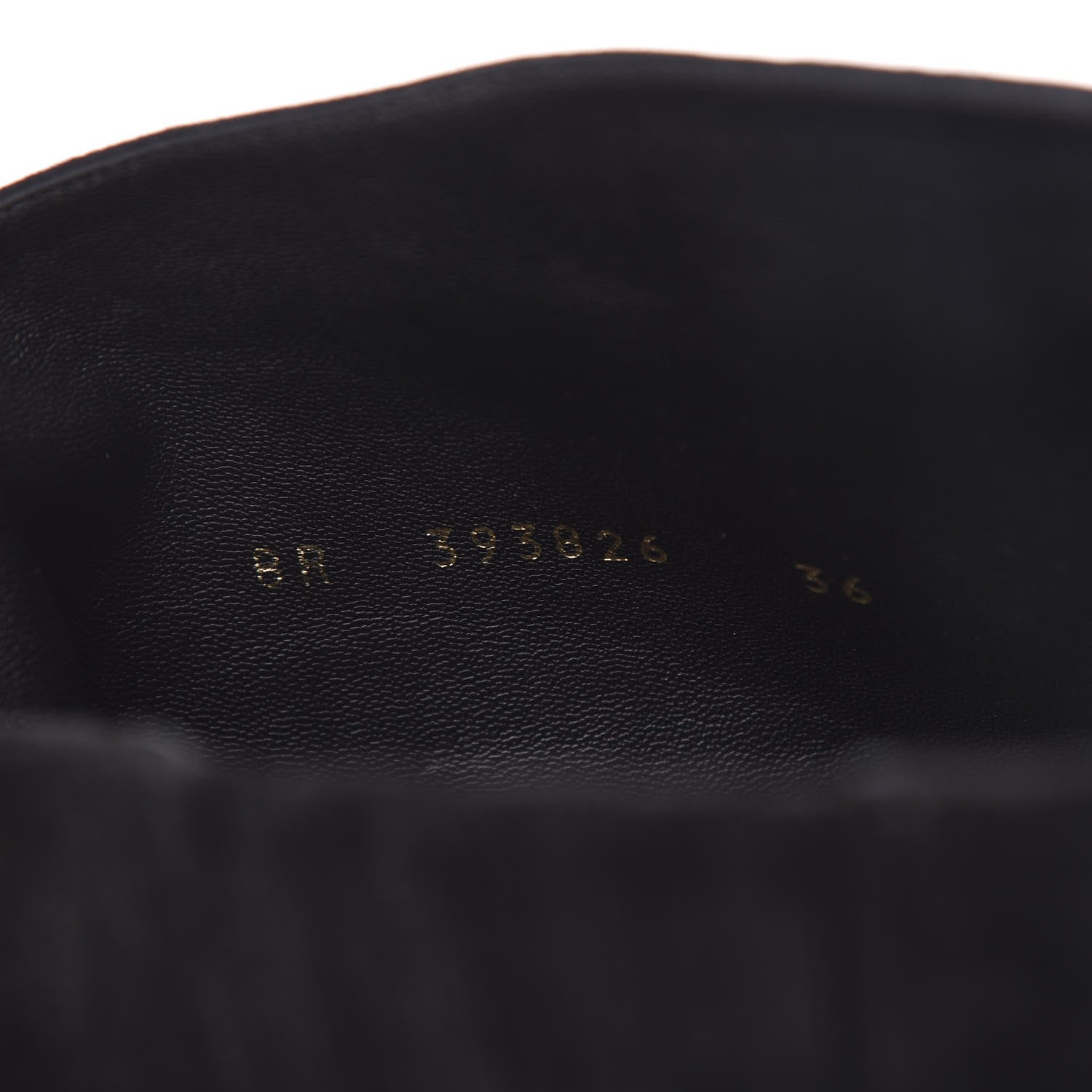 Saint Laurent Suede Babies Over The Knee Boots 36 Black 7 of 7